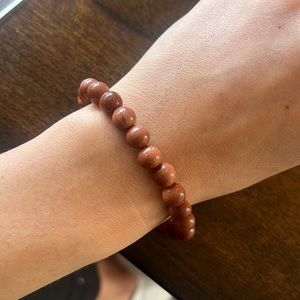 Goldstone bracelet